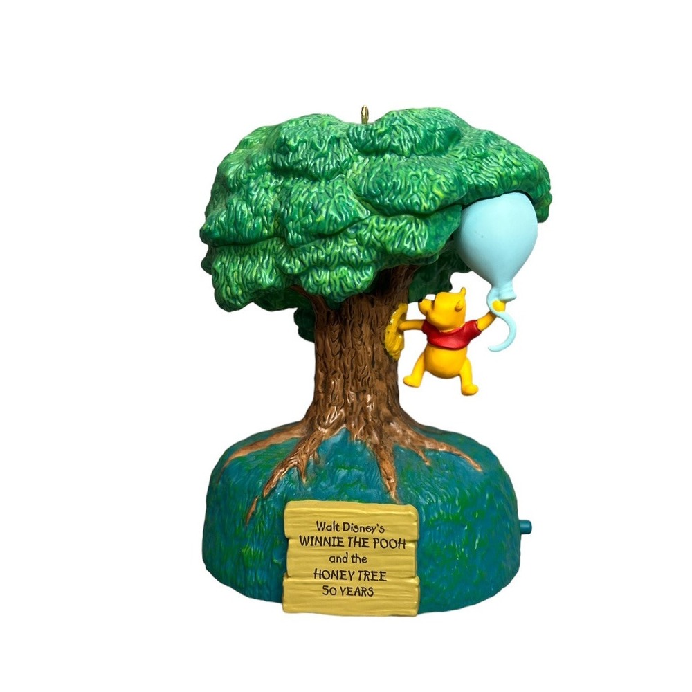 2016 Hallmark WINNIE THE POOH & HONEY TREE Disney Magic Ornament 50th Anniv.